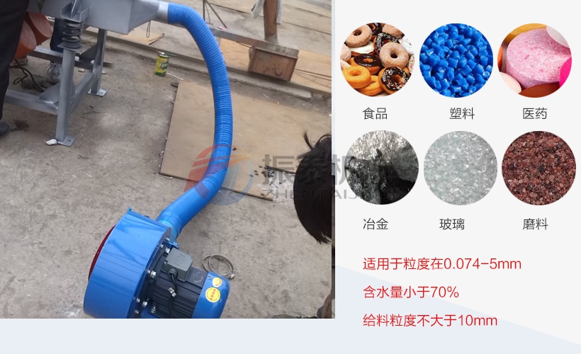 芝麻風冷式直線振動篩應(yīng)用行業(yè)